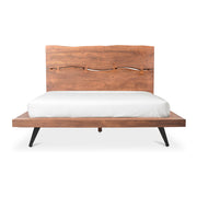 Madagascar - King Platform Bed - Light Brown - JaxCo Furniture