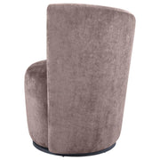 Nueva - Upholstered Swivel Chair Curved Backrest - JaxCo Furniture