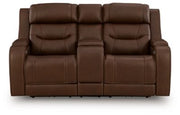 Knightington - Power Reclining Loveseat With Audio Seating - JaxCo Furniture