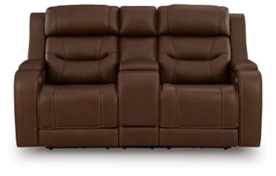 Knightington - Power Reclining Loveseat With Audio Seating - JaxCo Furniture