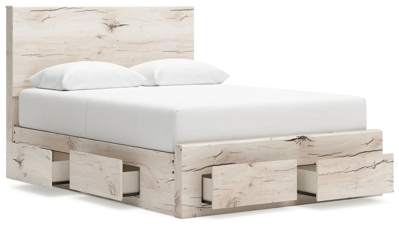 Lawroy - Panel Bed With Storage - JaxCo Furniture