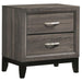 Watson - 2-Drawer Nightstand - Gray Oak - JaxCo Furniture