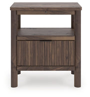 Pamytta - Brown - One Drawer Night Stand - JaxCo Furniture
