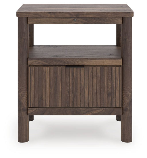 Pamytta - Brown - One Drawer Night Stand - JaxCo Furniture