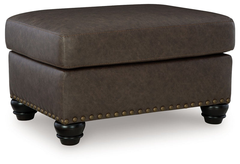 Roxmere - Umber - Ottoman - JaxCo Furniture