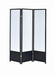 Calix - 3-Panel Room Divider Folding Shoji Screen - Black - JaxCo Furniture