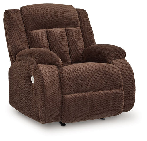 Free Wake - Chocolate - Power Rocker Recliner - JaxCo Furniture