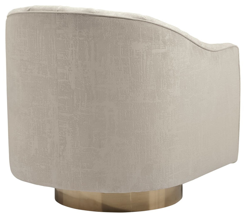 Penzlin - Pearl - Swivel Accent Chair - JaxCo Furniture