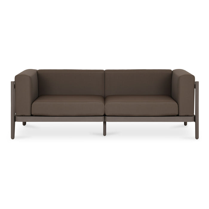 Suri - Outdoor 2-Seat Sofa - Taupe - JaxCo Furniture