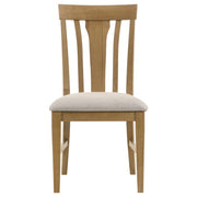 Hartville - Dining Side Chair (Set of 2) - Natural Light Brown - JaxCo Furniture