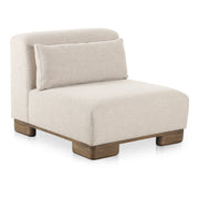 June - Slipper Chair - Oatmeal - JaxCo Furniture