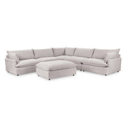 Caplan - 6 Piece Modular Sectional With Ottoman - JaxCo Furniture