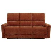 Navarro - Chenille Upholstered Reclining Sofa - JaxCo Furniture
