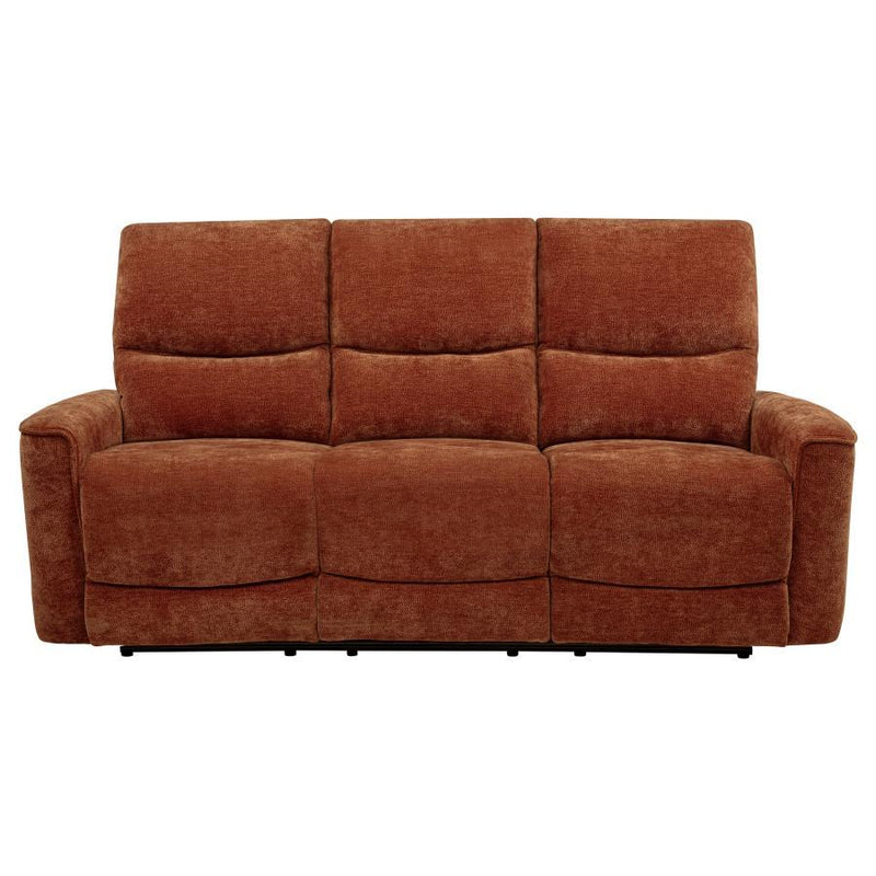 Navarro - Chenille Upholstered Reclining Sofa - JaxCo Furniture