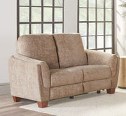 Morehead - Power Reclining Loveseat - Biscotti - JaxCo Furniture