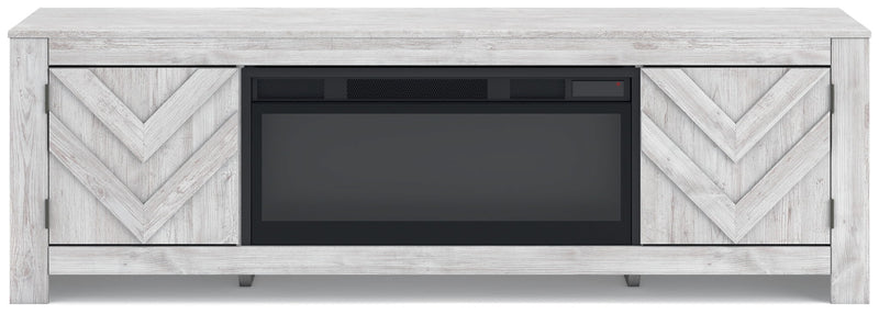 Cayboni - LG TV Stand With Fireplace Option - JaxCo Furniture