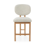 Delancey - Upholstered Counter Stool - Autumn Cream - JaxCo Furniture