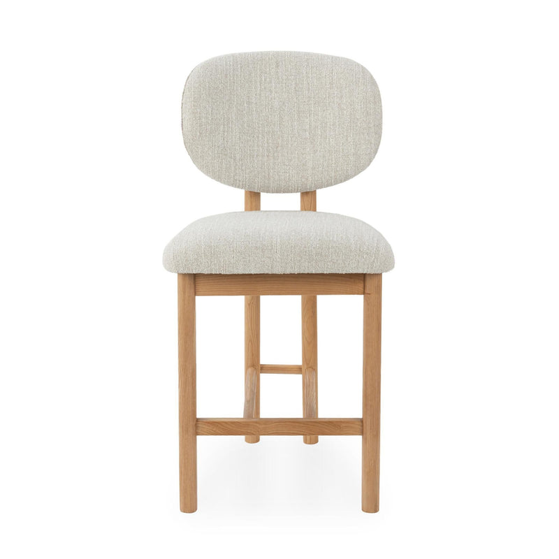 Delancey - Upholstered Counter Stool - Autumn Cream - JaxCo Furniture