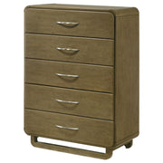 Amsbury - 5-Drawer Chest Of Drawers - Nutmeg - JaxCo Furniture