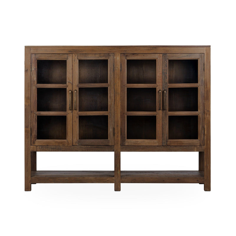 Kharga - 4 Door Cabinet - Natural - JaxCo Furniture