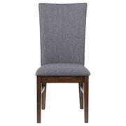 Sherwood - Upholstered Dining Side Chair (Set of 2) - Gray - JaxCo Furniture