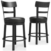 Valebeck - Full Back Swivel Stool - JaxCo Furniture