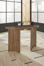 Austanny - Warm Brown - Sofa Table - JaxCo Furniture