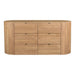 Theo - 6 Drawer Dresser - Light Brown - JaxCo Furniture