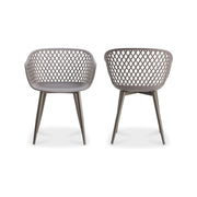 Piazza - Outdoor Chair (Set of 2) - Gray - JaxCo Furniture
