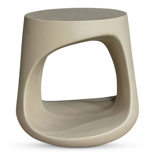 Rothko - Outdoor Stool - Pearl Silver - JaxCo Furniture