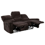 Navarro - Chenille Upholstered Reclining Sofa - JaxCo Furniture