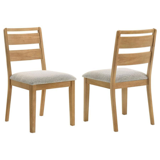 Duncan - Ladder Back Dining Side Chair (Set of 2) - Washed Oak - JaxCo Furniture