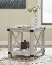 Carynhurst - Whitewash - Rectangular End Table - JaxCo Furniture