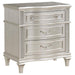 Evangeline - 3-Drawer Nightstand - Silver Oak - JaxCo Furniture