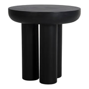 Rocca - Cement Side Table - Black - JaxCo Furniture