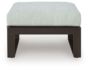 Beachloft - Black / Gray - Ottoman With Cushion - JaxCo Furniture