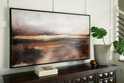 Drewland - Black / Brown / Orange - Wall Art - JaxCo Furniture