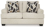 Heartcort - Quartz - Loveseat - JaxCo Furniture
