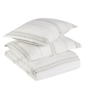 Jayson - Linen Cashmere 3 Piece Duvet Set - JaxCo Furniture