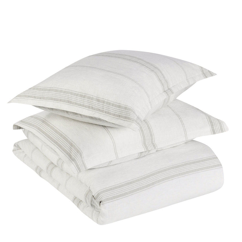Jayson - Linen Cashmere 3 Piece Duvet Set - JaxCo Furniture