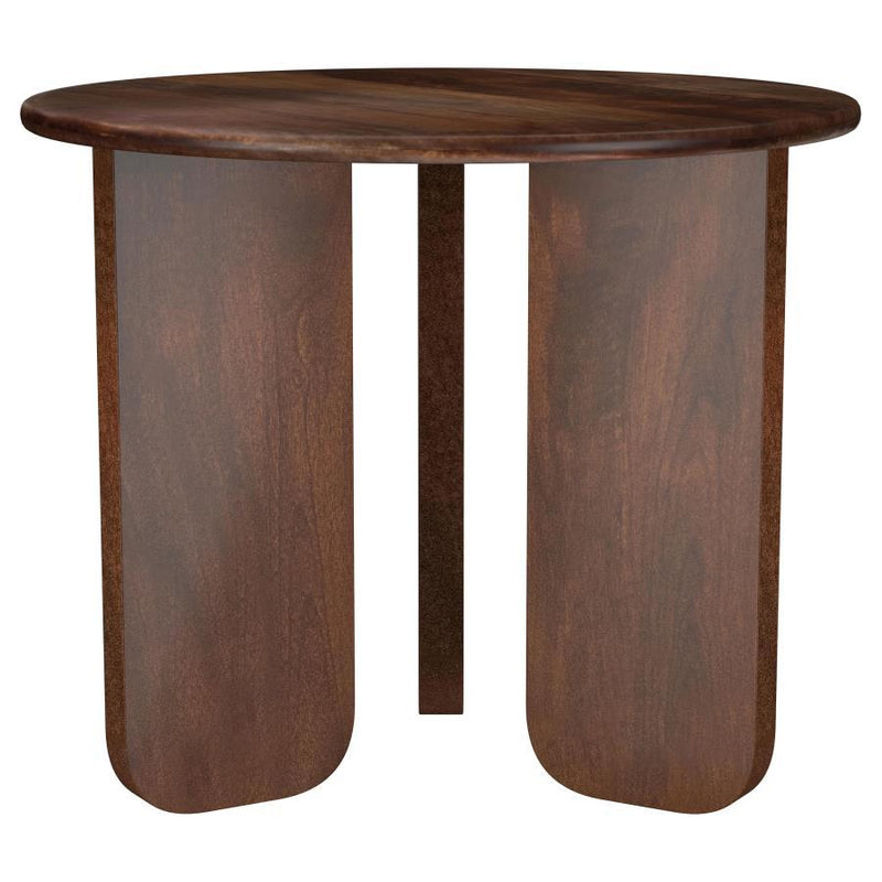 Dale - Round Solid Mango Wood Table - JaxCo Furniture