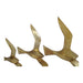 Marley - Birds Wall Art (Set of 3) - Gold - JaxCo Furniture