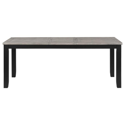 Elodie - Rectangular Extension Leaf Dining Table - Black - JaxCo Furniture