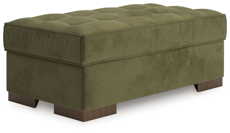 Caspian-Town - Olive - Oversized Accent Ottoman - JaxCo Furniture