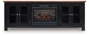 Wildenauer - 76" TV Stand With Electric Fireplace - JaxCo Furniture