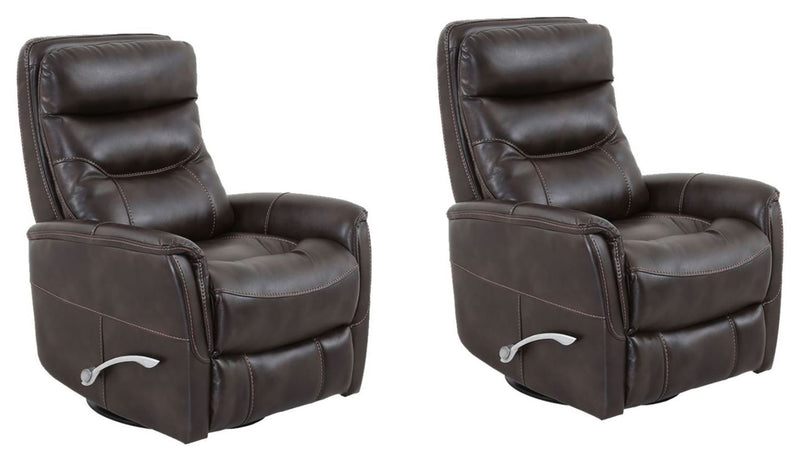 Gemini - 33.5" Swivel Glider Recliner (Set of 2) - JaxCo Furniture