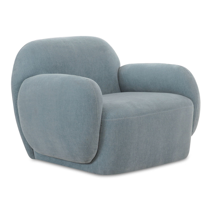 Hazel - Lounge Chair - Light Blue - JaxCo Furniture
