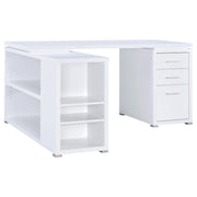 Yvette - 3-Drawer L-Shape Computer Desk - JaxCo Furniture