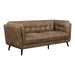 Thatcher - Upholstered Tuxedo Arm Tufted Sofa - Brown - JaxCo Furniture