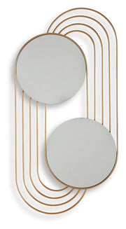 Warrenley - Gold Finish - Accent Mirror - JaxCo Furniture